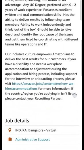 Amazon job update retail process CMT role 🔗test link 🔗 jobs #jobbox