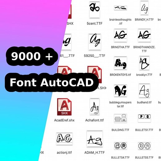 Font AutoCAD SHF ✔ FREE 2007|2017