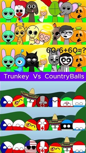 Incredibox Sprunki (Trunkey Vs CountryBalls) - The Full Gameplay!