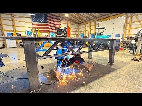 This Welding And Fab Table Project Is About As Heavy Duty As They Come! Build One For Yourself! - BangShift.com