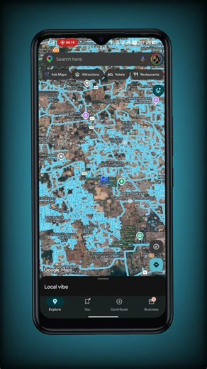 Google Maps Aerial View 😳 Unga Veedu Mela Irundhu Paakalam! Tamil #youtubeshorts #trending #shorts