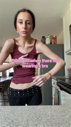 The no bra lean over #fyp #foryoupage #real #relatable | bras