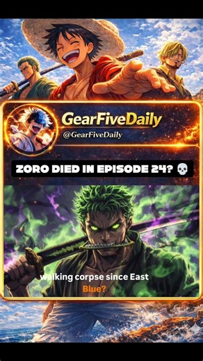 Zoro died in Episode 24? #onepiece #zoro #animeedit