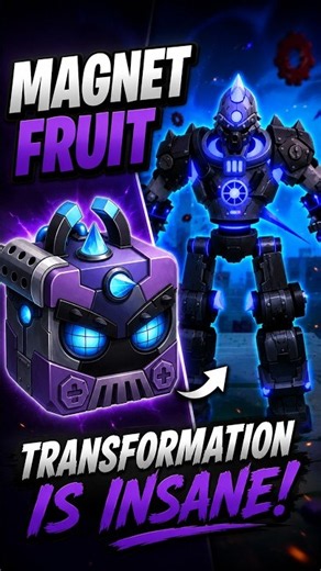 The NEW Magnet Fruit Transformation Is INSANE! 🧲 #bloxfruits #bloxfruitsupdate