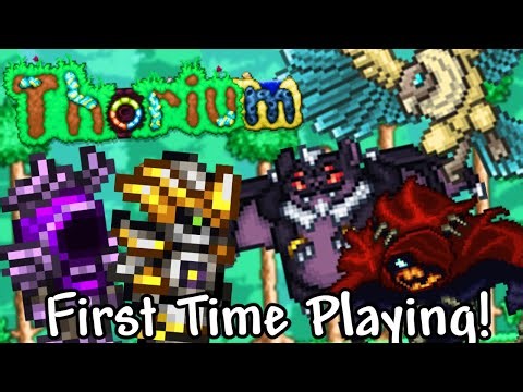 Playing THORIUM For The First Time! | Terraria Thorium Mod