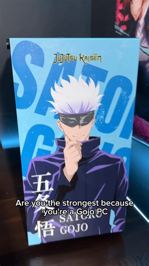 "Are you the strongest because you're Satoru Gojo, or are you Satoru Gojo because you're the strongest?" 💪 Bring Gojo to life with our limited edition Jujutsu Kaisen PC! From cursed battles to cosy gaming nights, you’ll always have the strongest sorcerer - and the smoothest performance - by your side 🔥 Each Jujutsu Kaisen PC comes unique customisations: ✨ High-Quality Panel Prints ✨ Cursed Fan Grills ✨ Themed GPU Backplates ✨ Custom GPU Charms ➡️ Build your ultimate Jujutsu Kaisen battlestatio