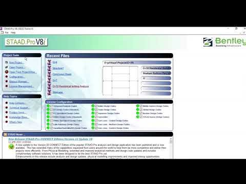 STAAD Pro Tutorials - R.C.C Slab Design
