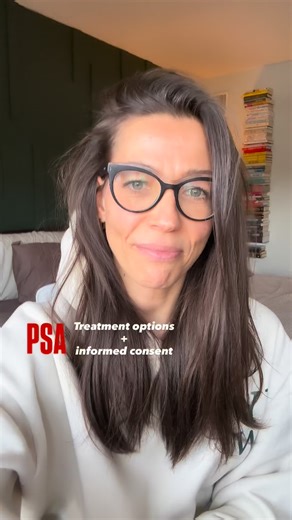 Michelle Peris, ND on Instagram: "PSA: Informed consent ‼️ Includes providing treatment options and alternatives to the treatment being recommended so that one can truly make an informed decision. If it is not provided, inquire about alternative options. In my recent experience I had to ask 3 times before I was provided with an alternative, newer evidence based option that was way more in alignment with my values as the healthcare decision maker for my family. I shouldn’t have to do this, I agre