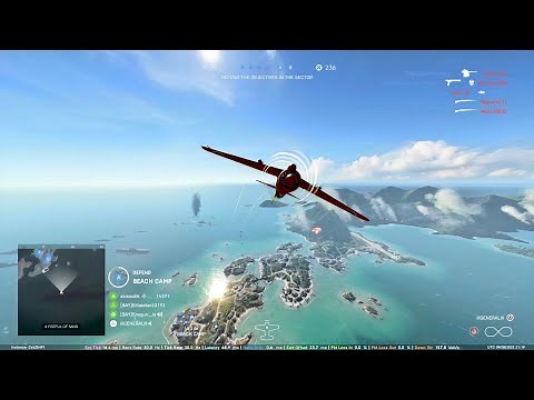 Battlefield V | Flying above the pacific | Full multiplayer gameplay