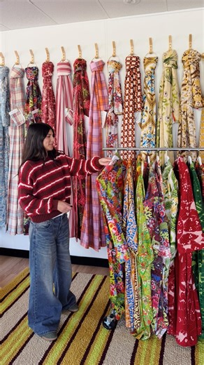 Sage and Clare on Instagram: "Sophia chats through our new sleepwear range. ❤️ What’s better than luxe robes/ PJs to throw on after a hot shower? NOTHING. And I can’t believe I’m already saying this… but they’re perfect for gift ideas coming into the festive season. Let us know if you have any more questions about sizing. Xx #sagexclare #pyjamas #sleepwear #robe #dressinggown #giftideas #maximalist"