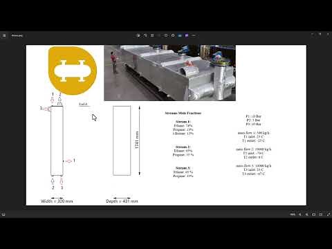 Plate Fin Aluminum Brazed (Cold Box) Heat Exchanger Design Using Aspen EDR Software
