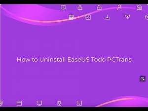 How to Uninstall EaseUS Todo PCTrans from Windows Completely
