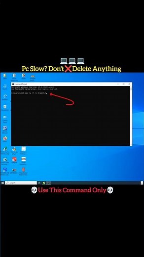 PC Slow? 😫 Don’t Delete Anything — Just Use This Command! ⚡ | Computer Tips & Tricks