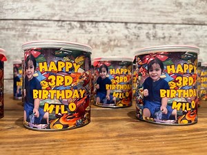 Personalized Pick Your Theme Pringles Can | Sticker Top & Wrapper | Add a Picture | Party Favors - Etsy