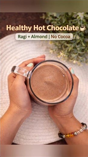 Ragi Almond Hot Chocolate | Winter Comfort Drink ❄️