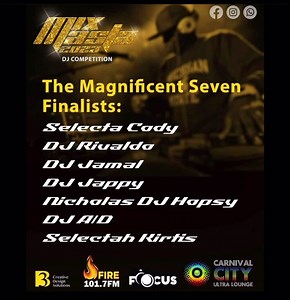 CONGRATULATIONS To the finalist of the Fire 101.7fm Mix Masta...