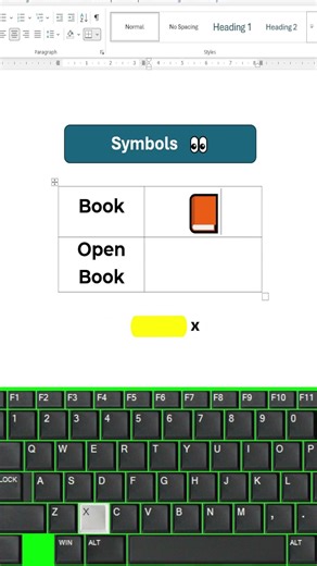 Draw Book Symbols in MS Word Using Just a Shortcut - You’ll Be Surprised How Easy It Is #shorts