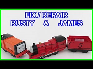 Thomas & friends Tomy Trackmaster Fix Repair Rusty & James