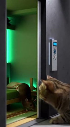 Did This Cat Just Use an Elevator?