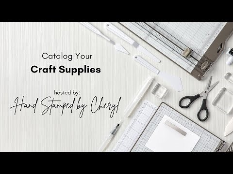 Catalog Your Craft Supplies