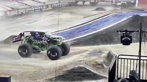 3rd quickest out of 24 in qualifying. This track is tricky, but very fun to drive. Let’s hope Mother Nature holds out so we can actually run it on Saturday. #gravedigger | Tyler Menninga