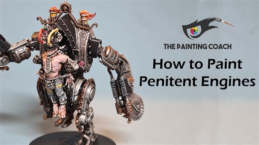 How to paint penitent engines with grimdark effects