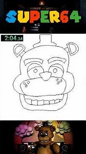 Freddy Fazbear Speed Drawing #fivenightsatfreddys #fnaf #speedpaint #aseprite #pixelart