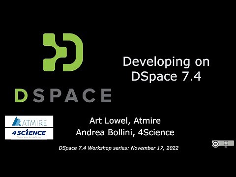 DSpace 7.4: Developing on DSpace 7.4.