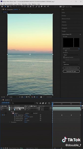 Cómo eliminar objetos en videos 👀🎥 #aftereffects #premierepro #editing #videoediting #tutorial #howto #chile #fyp #foryou #foryoupage #learn