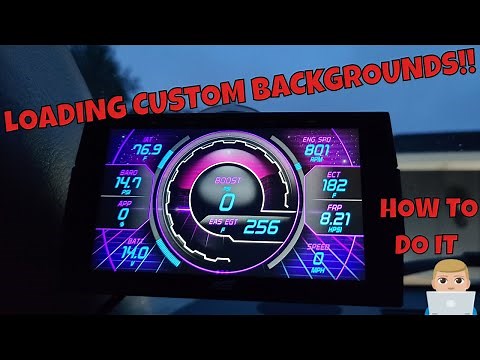 how to load customs backgrounds on your CTS3