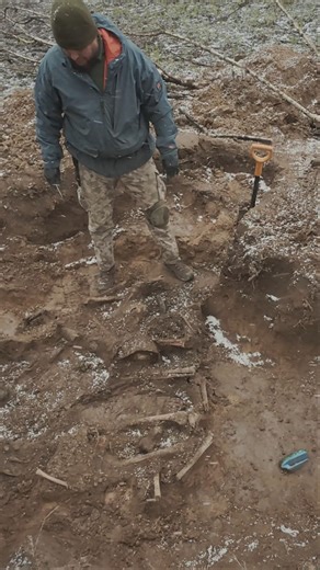 A moment of excavation. The full video is available at the link #expedition #searchteam #history ...