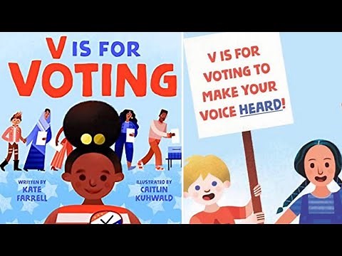📚V IS FOR VOTING by Kate Farrell (Storyville Kids Video #37) Interactive Read Aloud