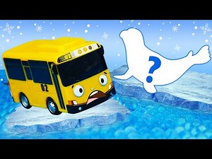 Vidéo pour enfants en français. Tayo le petit bus ne peut pas sauver son ami. Qui peut le faire?