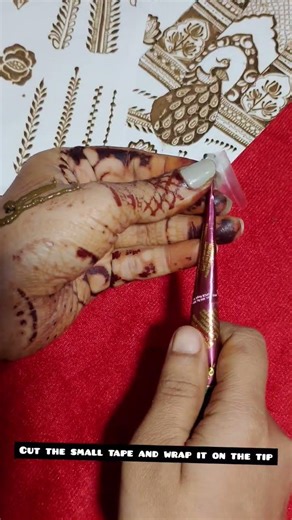 Thick to Thin Mehndi Cone Tips | Perfect Mehndi Line Control Tutorial for Beginners#mehndi #ytshorts