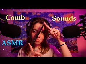 ASMR| Satisfying Hair Comb And Brush Sounds With Soft Whispering. 🪮