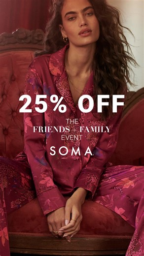 1.7K views | Gifts they'll love. Comfort you'll live in. Pajamas, bras, panties & more—all 25% off. | Soma Intimates | Facebook