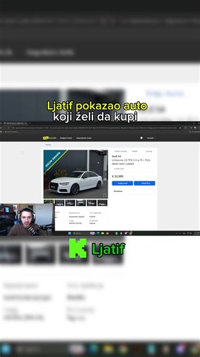 Ljatifov novi auto? #balkan #balkantiktok #viral #ljatif #auto