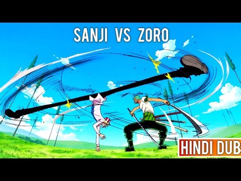 ZORO AND SANJI FUNNY MOMENTS HINDI DUB 🤣 #onepiece #hindi