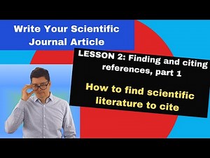 How to find scientific literature to cite