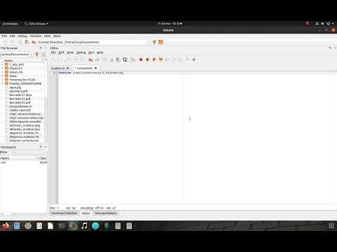 tutorial programación bisección con Octave