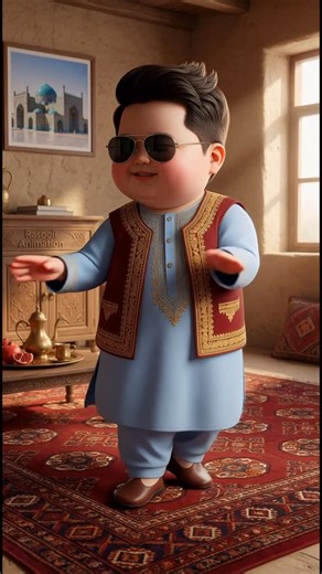 RasooliAnimation on Instagram‎: "ورژن پسرانه اش آمد 😍😂 #aidance #rasoolianimation #ai #aibaby #afghan"‎
