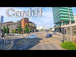 Wales Walking Tour, UK 🇬🇧 Exploring Cardiff City Centre - 4K