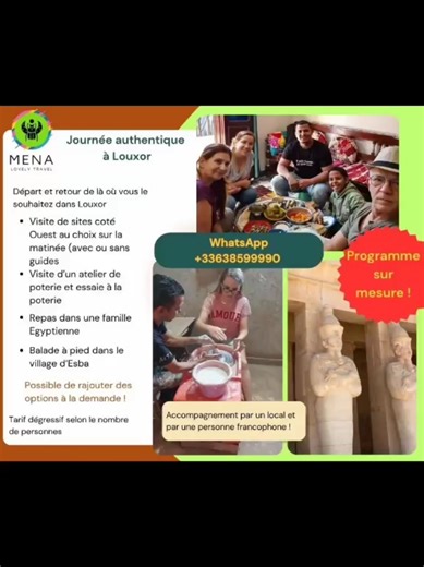 🌿 Une journée authentique à Louxor 🌿 Ici, pas de tourisme de masse. Juste des rencontres, des traditions, et la vraie vie égyptienne 🤍 Une expérience simple, chaleureuse et sincère, pensée pour ceux qui veulent ressentir l’Égypte. Mena Lovely Travel 🇪🇬✨ whatsapp : 33638599990 #vacances #louxor #voyager #egypte #travel
