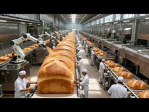 World’s Most Advanced Bread Factory: The Amazing Full Process Revealed!