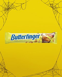 It got spooked into something sweeter. New crispety, crunchety, Marshmallow Butterfinger—available for a limited time only. | Butterfinger