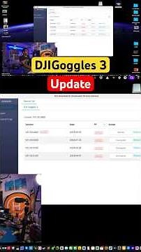 How to update DJI goggles 3 from the computer #technology