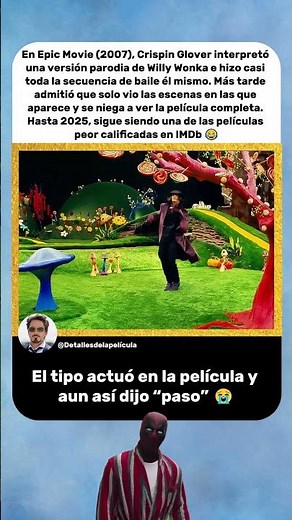 Crispin Glover hizo casi todo el baile él mismo | Epic Movie (2007) 🍫
