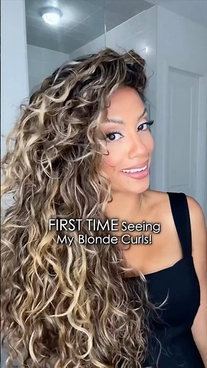 First Look: New Blonde CURLS! 💇‍♀️✨ + @FentyHair Curl Cream Review 🖤
