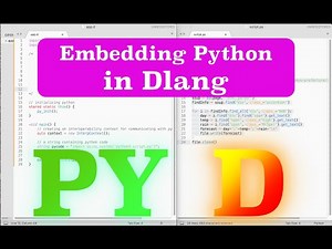 Embedding Python in D programming language
