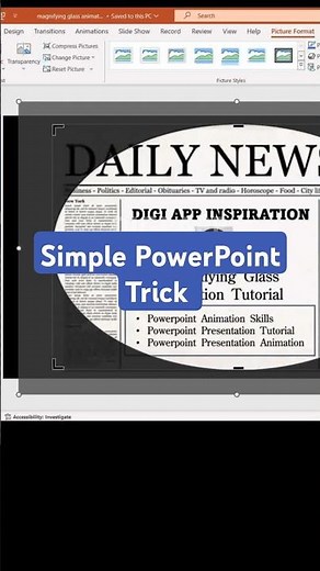 Transform Your Slides With This Magnifying Glass Animation Technique #presentation #powerpoint